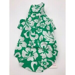 Hawaii Hangover Dog Aloha Shirt in Vintage Luau Green size Small